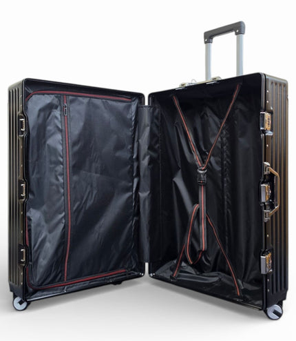 Airdrie Set of 3 Hard Shell Suitcase in Black