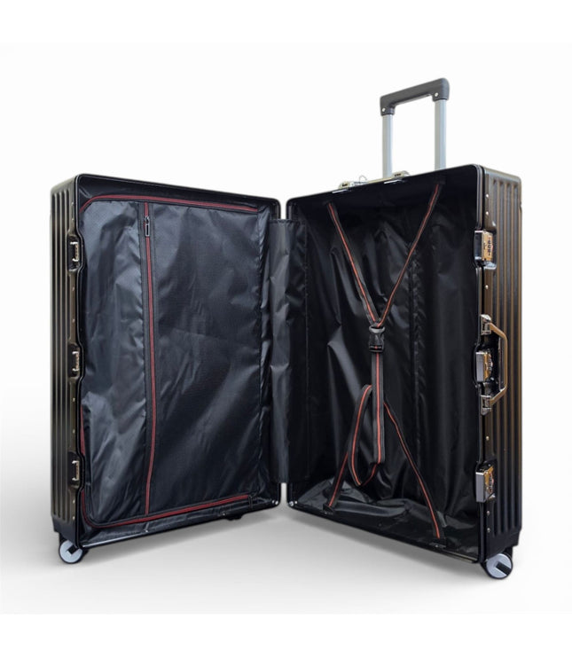 Airdrie Set of 3 Hard Shell Suitcase in Black