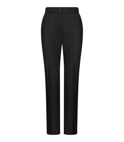 Women's 3 Piece Tailored Fit Plain Black Formal Office Suit