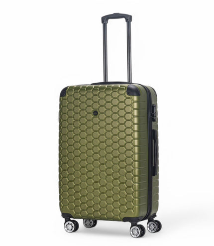 Noda Medium Hard Shell Suitcase in Green