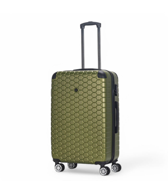 Noda Medium Hard Shell Suitcase in Green