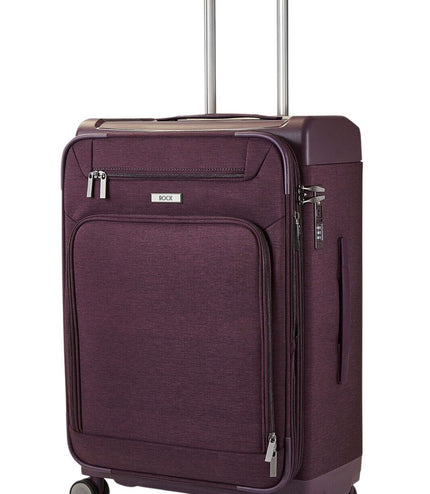 Amesbury Medium Soft Shell Suitcase in Purple