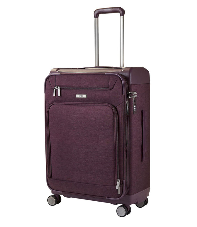 Amesbury Medium Soft Shell Suitcase in Purple