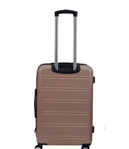 Alford Medium Hard Shell Suitcase in Rose Gold