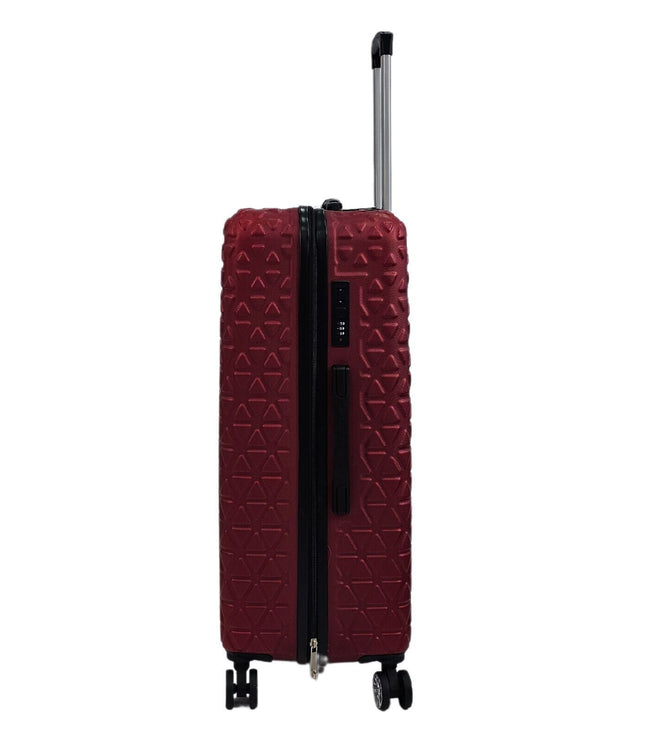 Adlington Large Hard Shell Suitcase in Burgundy