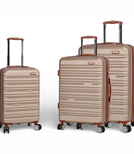 Armidale Set of 3 Hard Shell Suitcase in Champagne