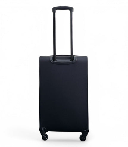 Tahara Medium Soft Shell Suitcase in Black
