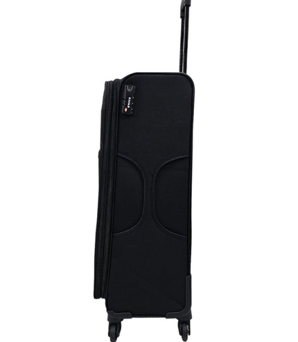 Ashford Large Soft Shell Suitcase in Black