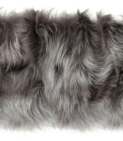 Ladies  Toscana 100% Sheepskin Leather Headband - Taupe Silver