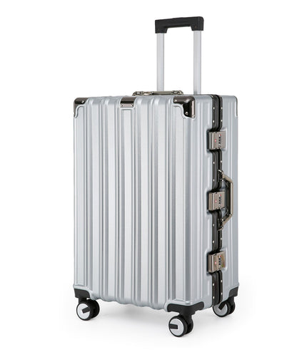 Airdrie Medium Hard Shell Suitcase in Silver