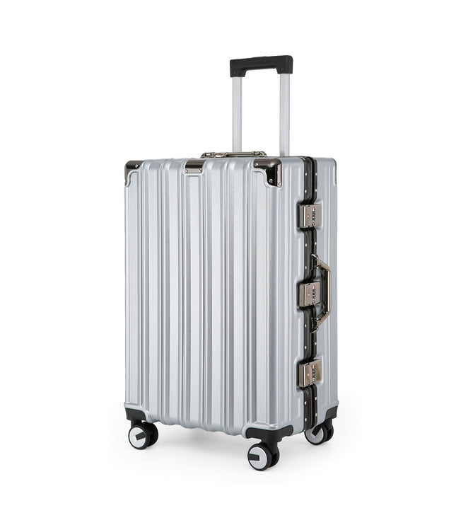 Airdrie Medium Hard Shell Suitcase in Silver