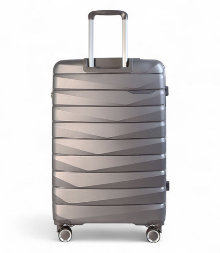 Forster Large Hard Shell TSA Suitcase in Smoke Grey