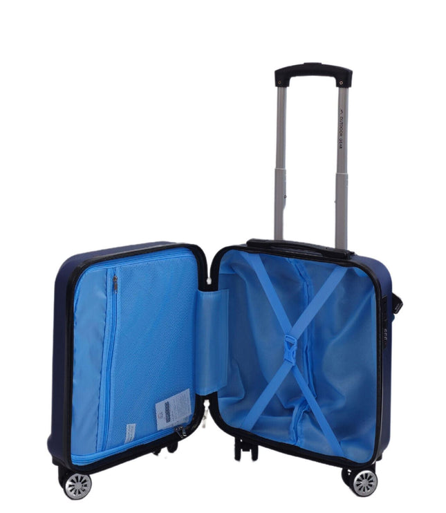 Alsager Underseat Hard Shell Suitcase in Blue