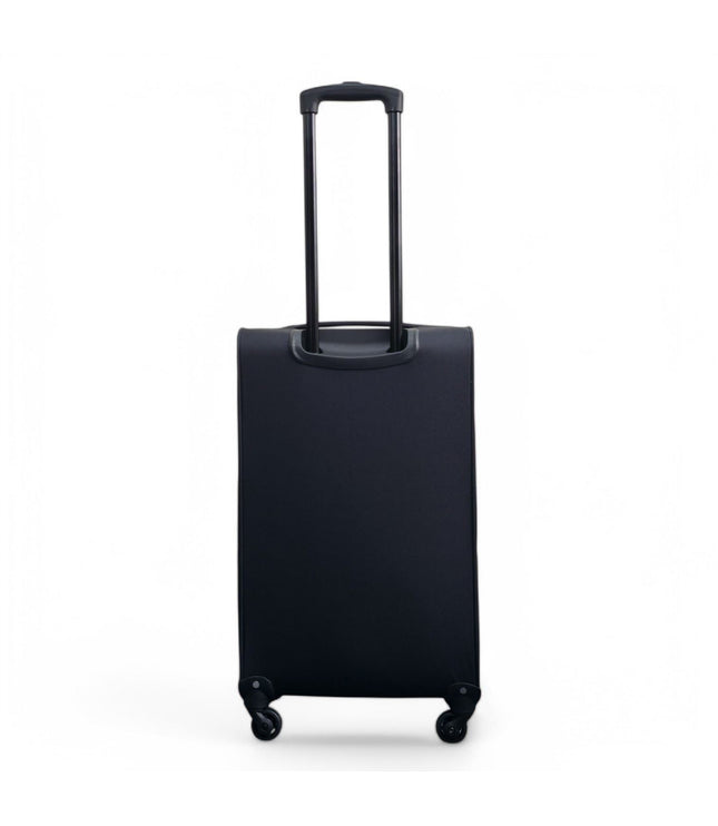 Tahara Large Soft Shell Suitcase in Black