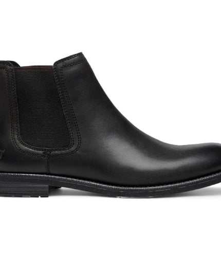 Windsorsmith Mens Black Leather Chelsea Ankle Dealer Boots - Sergio