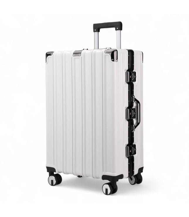Airdrie Large Hard Shell Suitcase in White