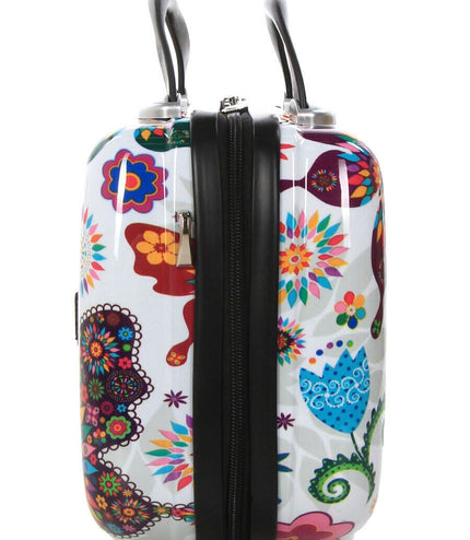 Corbridge Cosmetic Hard Shell Suitcase in Butterfly