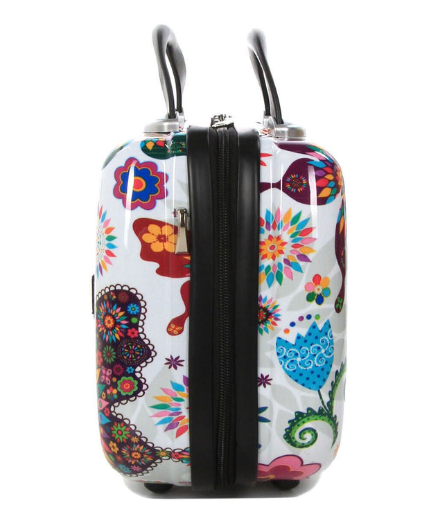 Corbridge Cosmetic Hard Shell Suitcase in Butterfly
