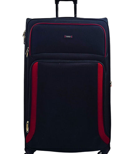 Arundel Extra Large Soft Shell Suitcase in Black