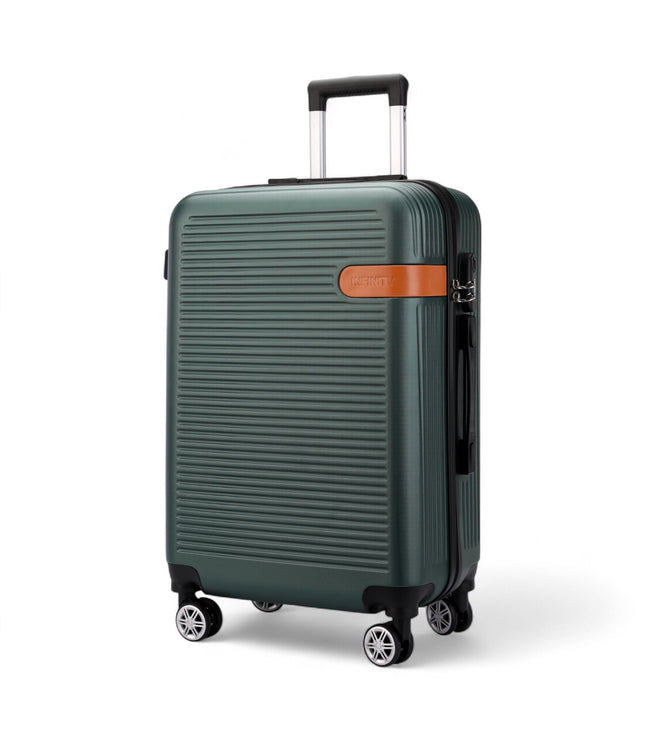 Calgary Large Hard Shell Suitcase in Emerald Green