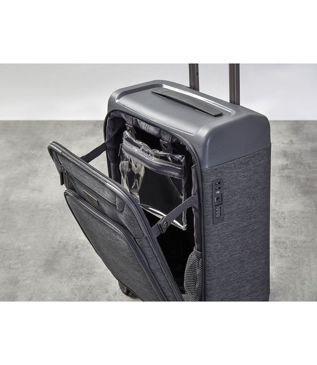 Amesbury Medium Soft Shell Suitcase in Grey