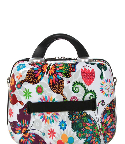 Corbridge Cosmetic Hard Shell Suitcase in Butterfly