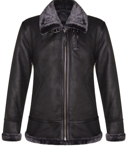 Mens B3 Aviator Flying Sheepskin Jacket-Alhambra