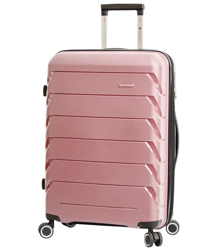 Cleckheaton Medium Hard Shell Suitcase in Rose Gold