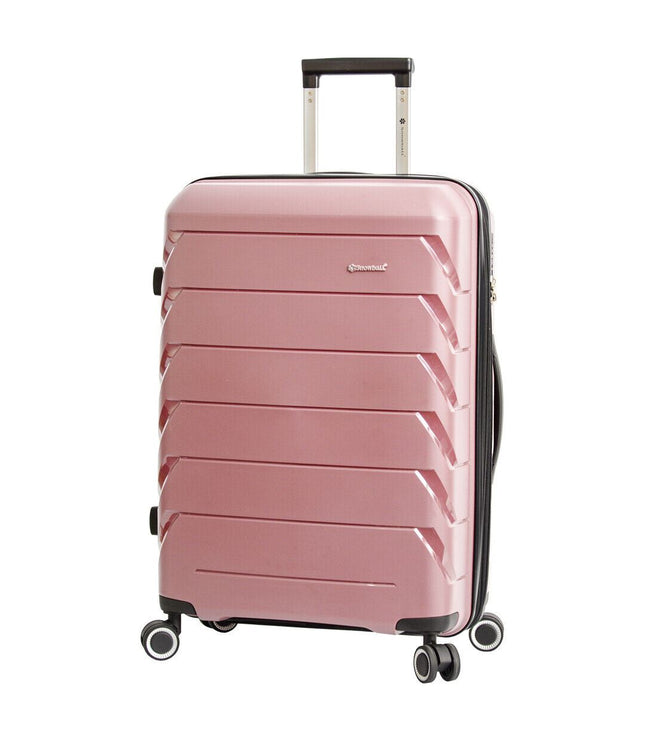 Cleckheaton Medium Hard Shell Suitcase in Rose Gold