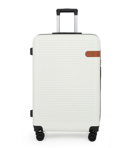 Calgary Large Hard Shell Suitcase in Cream