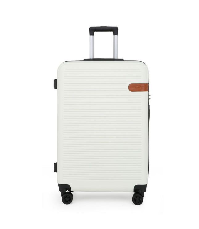 Calgary Large Hard Shell Suitcase in Cream