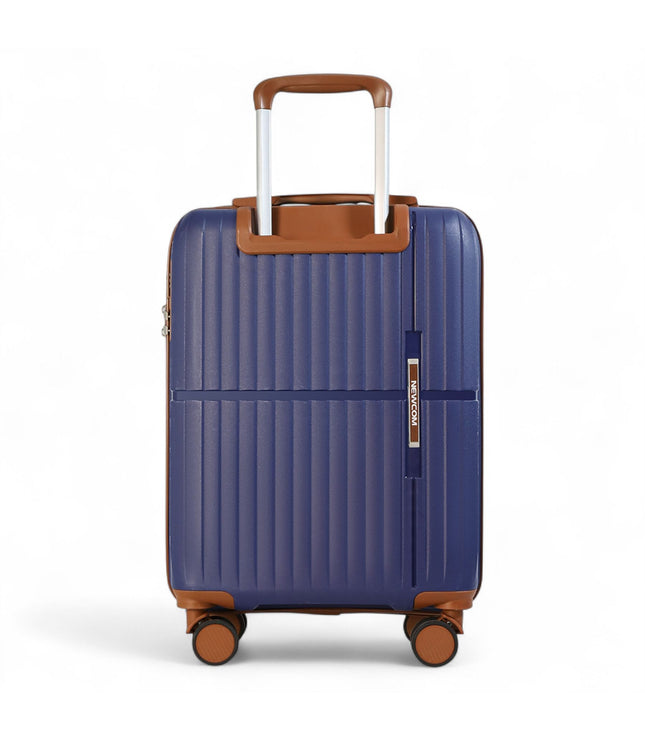 Corowa Medium Hard Shell Suitcase in Teal Blue