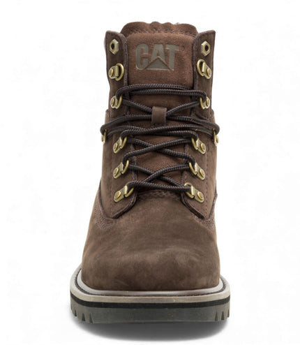 CAT (Caterpillar) Waterproof Colorado 2.0 Hiker Dark Brown Leather Walking Ankle Boots