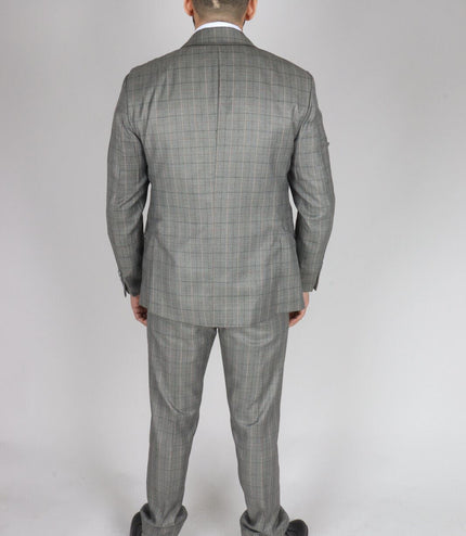Mens IM2 Classic Plain Grey 3 Piece Suit