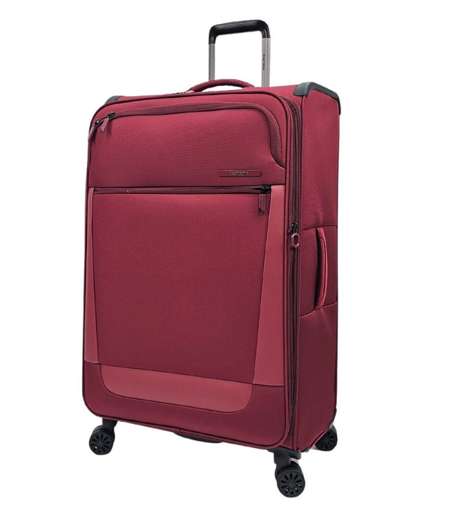 Bourne Large Soft Shell Suitcase in Burgundy
