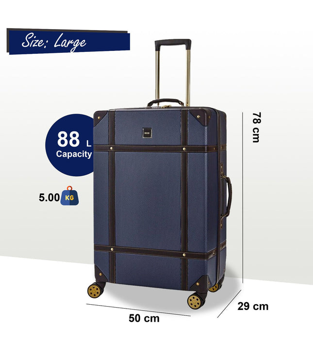Alston Large Hard Shell Suitcase in Navy