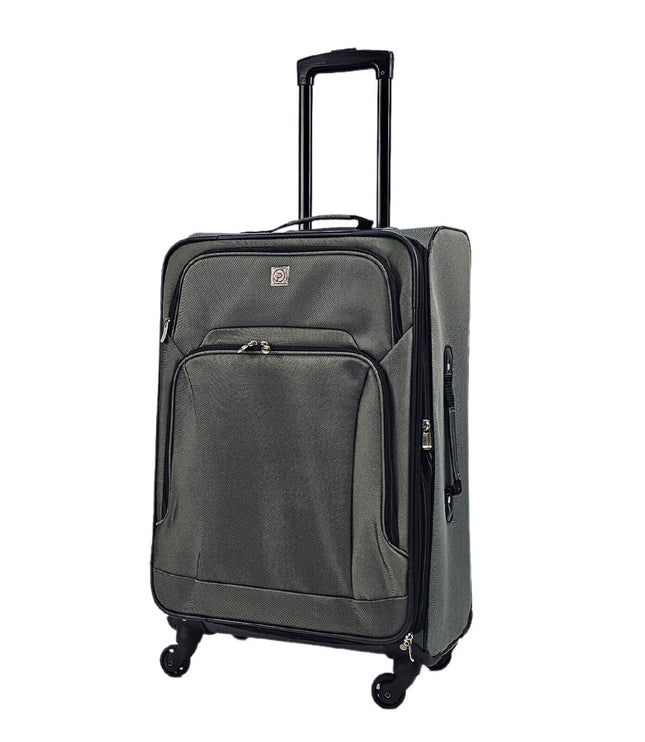Corsham Medium Soft Shell Suitcase in Grey