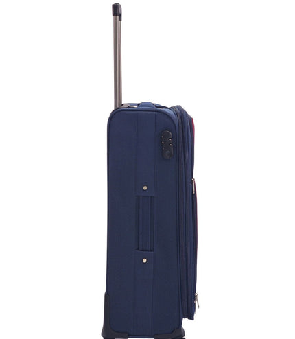 Andover Medium Soft Shell Suitcase in Navy