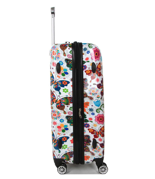 Corbridge Large Hard Shell Suitcase in Butterfly