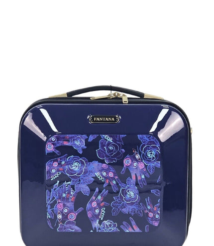 Canvey Cosmetic Hard Shell Suitcase in Blue