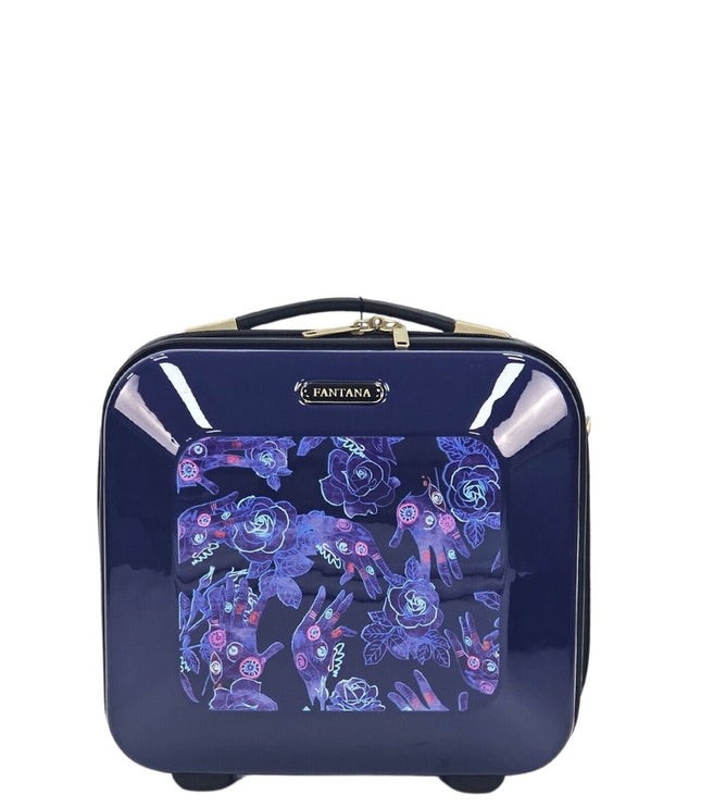 Canvey Cosmetic Hard Shell Suitcase in Blue