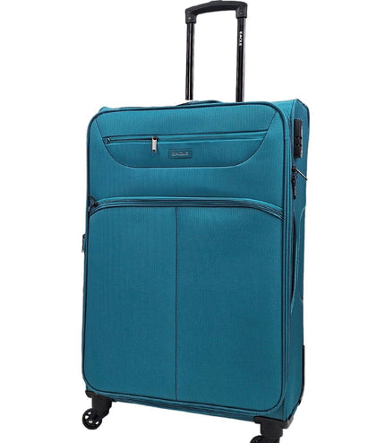 Ashford Large Soft Shell Suitcase in Teal