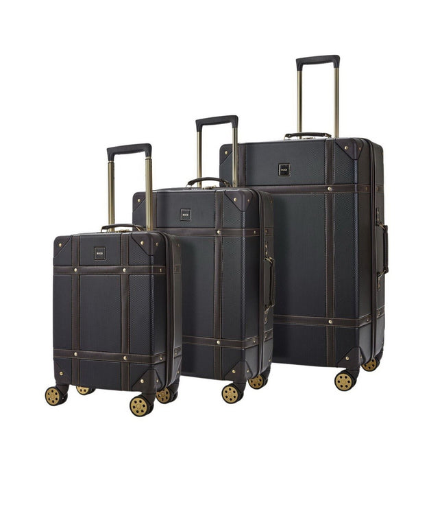 Alston Set of 3 Hard Shell Suitcase in Black