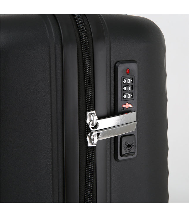 Courtenay Set of 3 Hard Shell Suitcase in Black
