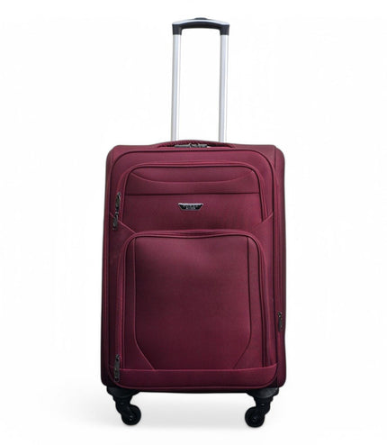 Nagoya Medium Soft Shell Suitcase in Wine