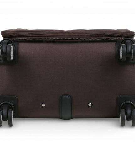 Carrollton Medium Soft Shell Suitcase in Brown