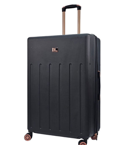 Cramlington Large Soft Shell Suitcase in Black