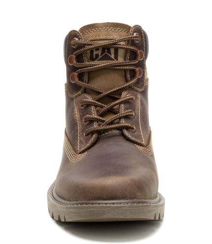 Caterpillar (CAT) Men's Brown Waterproof Leather Lace Up Ankle Boots -  Colorado 2.0 Tractor
