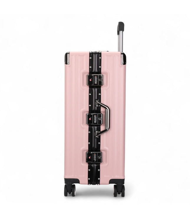 Airdrie Large Hard Shell Suitcase in Pink