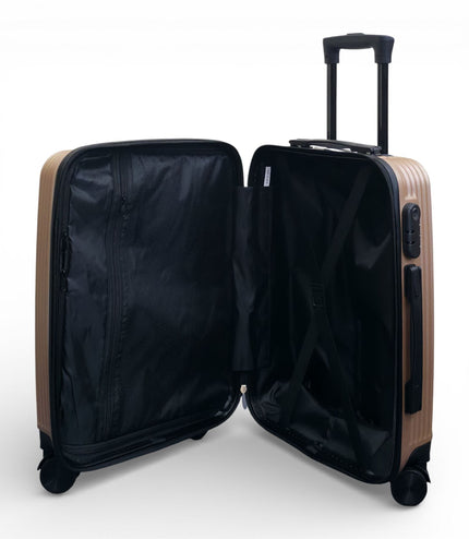 Junee Set of 3 Hard Shell Suitcase in Gold